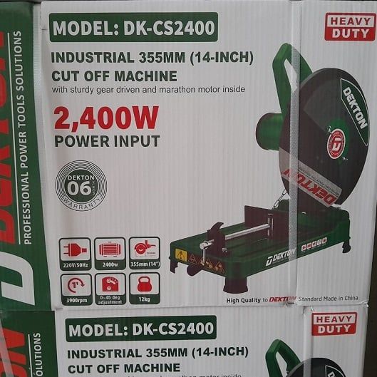 Máy Cắt Sắt Để Bàn Dùng Đá 355MM Dekton DK-CS2400 