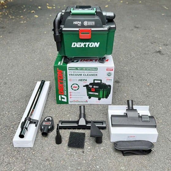  Máy hút bụi mũi khoan dekton M21-HB16PROMAX ( CHƯA CÓ PIN VÀ SẠC) 