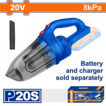  Máy hút bụi dùng pin 20V- 0.45L (không kèm pin và sạc) WLV2020 WADFOW 