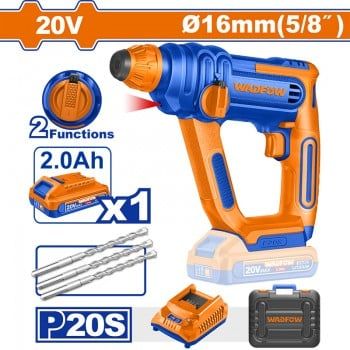  Máy khoan  đục bê tông dùng pin 20V- 16mm WLM1B162 WADFOW 