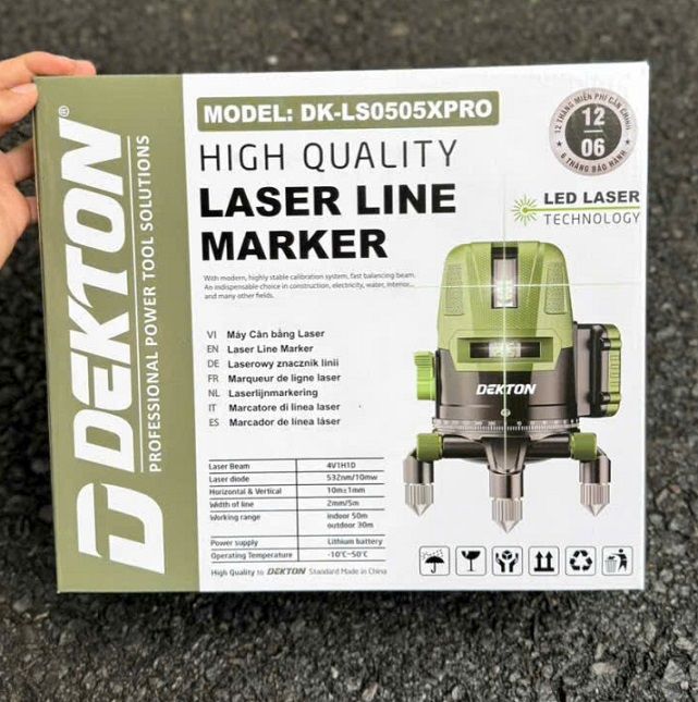  Máy cân bằng laser dekton dk-ls0505xpro 