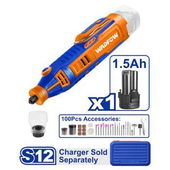  Máy mài khuôn mẫu dùng pin 12V (không kèm dây & đầu sạc) WRY1M121 WADFOW 
