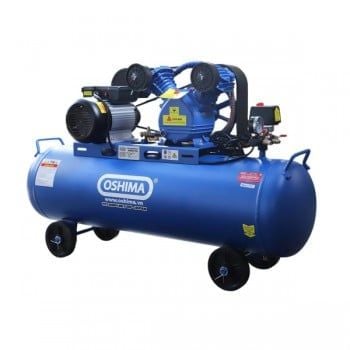  Máy nén khí có dầu điện 1 pha dây đồng Oshima 140L  3.0HP 