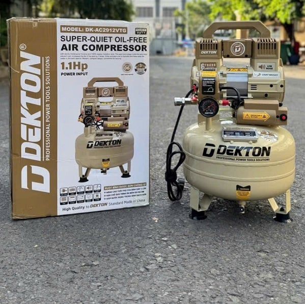  Máy nén khí không dầu dekton dk-ac2912vtg 