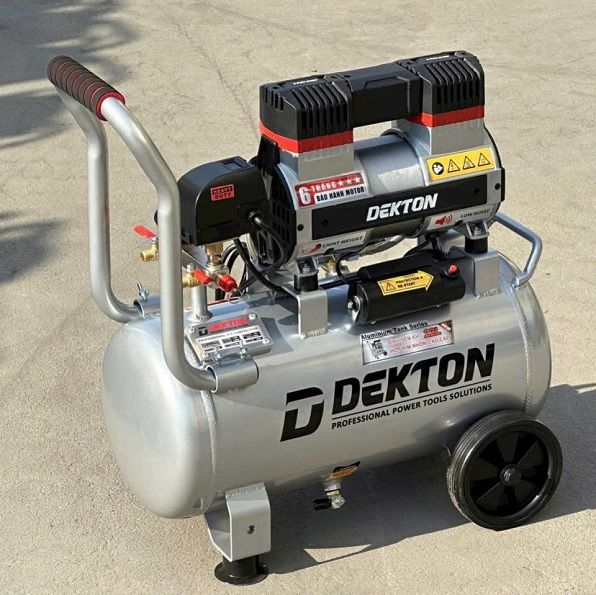  Máy nén khí không dầu dekton bình nhôm dk-ac3925promax 