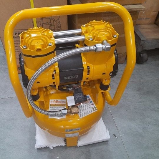  máy nén khí không dầu 12 lít bình tròn fujiwa fj-1512 