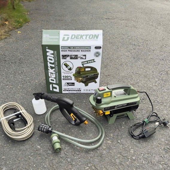  Máy rửa xe chỉnh áp 2200W DEKTON DK-CWR2200A Siêu mạnh 