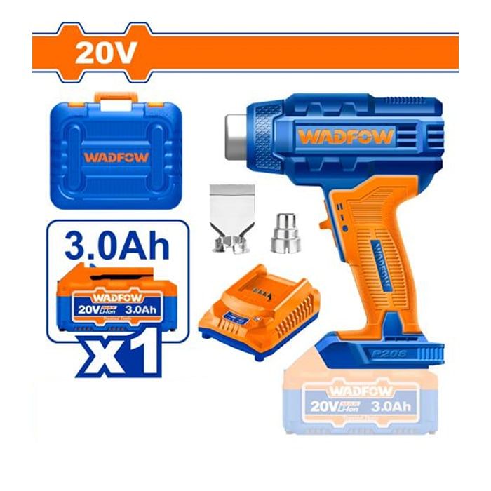  Máy thổi nhiệt dùng pin 20V WKH1B01 WADFOW 