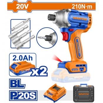  Máy siết vít dùng pin 20V- 210Nm (không chổi than) WCD2B21 WADFOW 