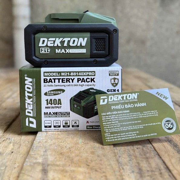  Pin dekton m21-b8140promax và m21-b8140pro 