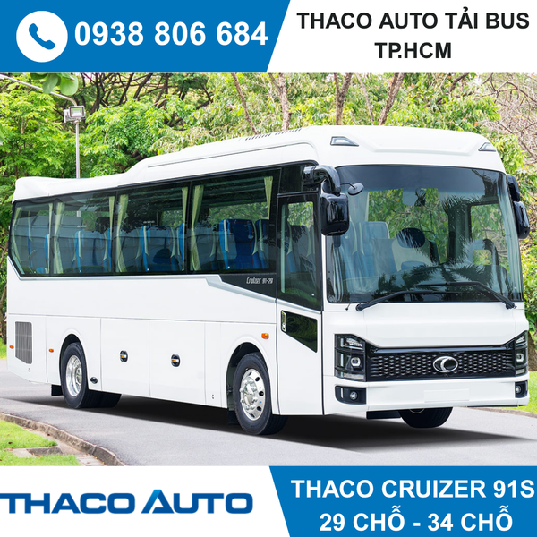  XE KHÁCH 29 CHỖ THACO CRUIZER TB91S 