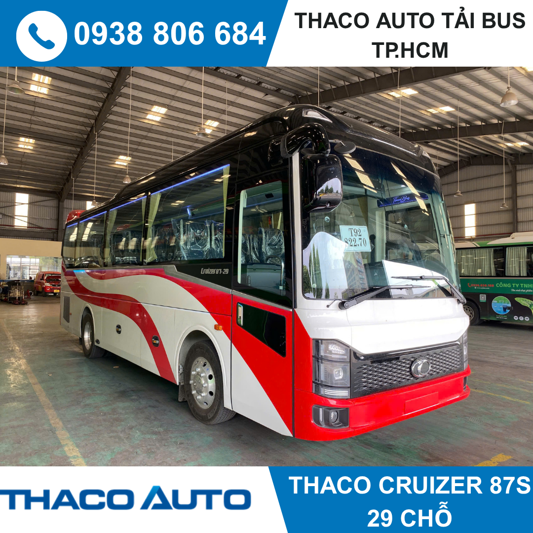  XE KHÁCH THACO CRUIZER 87S 29 CHỖ 