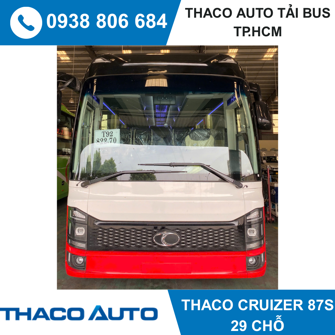  XE KHÁCH THACO CRUIZER 87S 29 CHỖ 