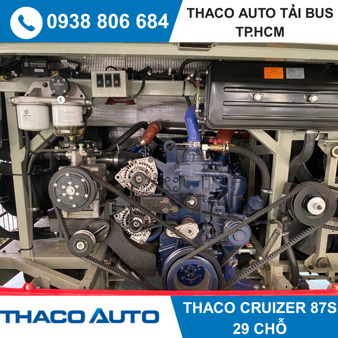 XE KHÁCH THACO CRUIZER 87S 29 CHỖ 