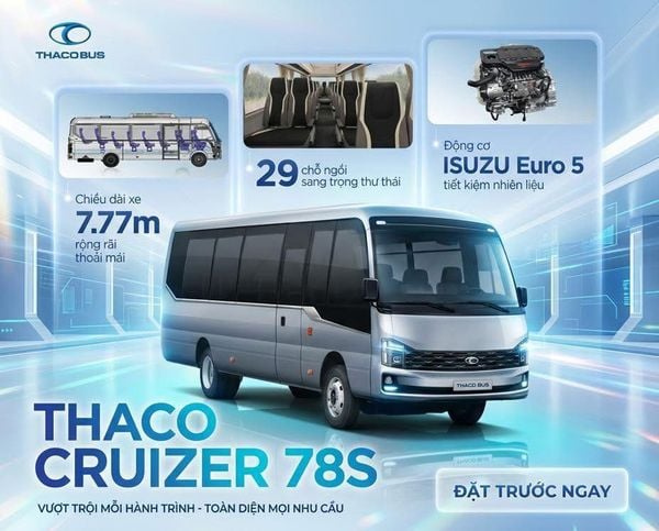  XE KHÁCH THACO 29 CHỖ CRUIZER 78S 