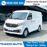  XE TẢI VAN THACO 2 CHỖ | TF420 V 2S | 945 KG | THÙNG 2,3M 