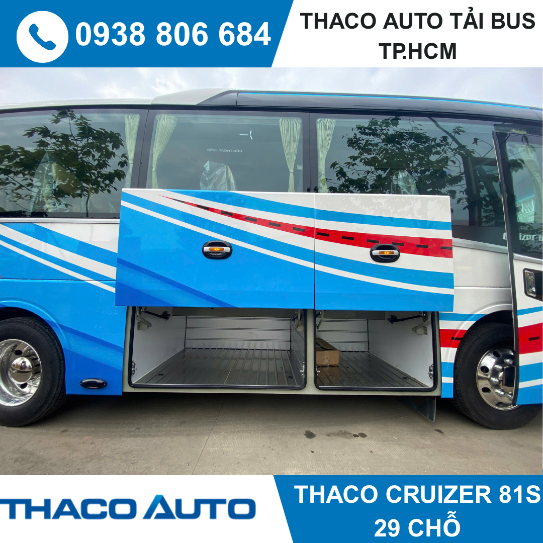  Xe khách 29 chỗ Thaco Cruizer 81S 