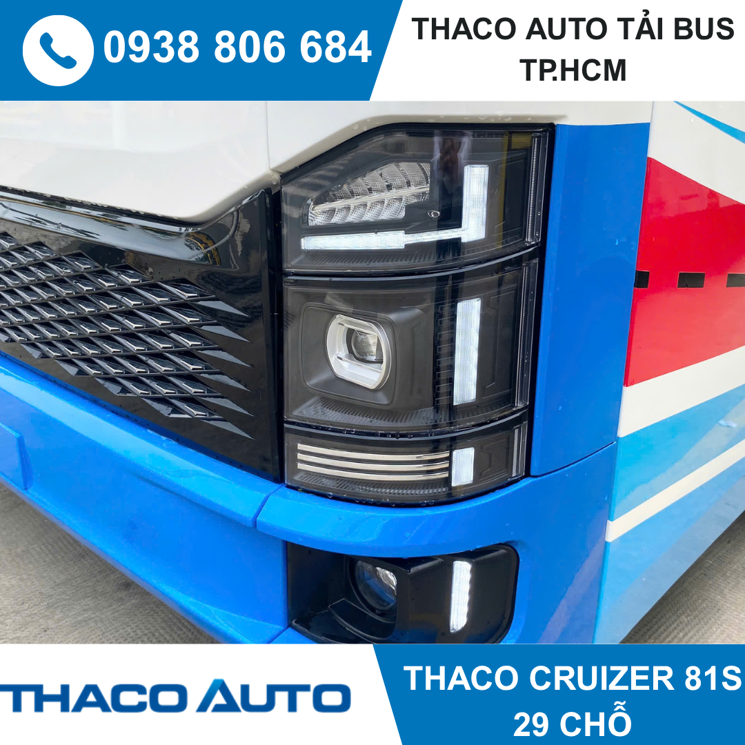  Xe khách 29 chỗ Thaco Cruizer 81S 