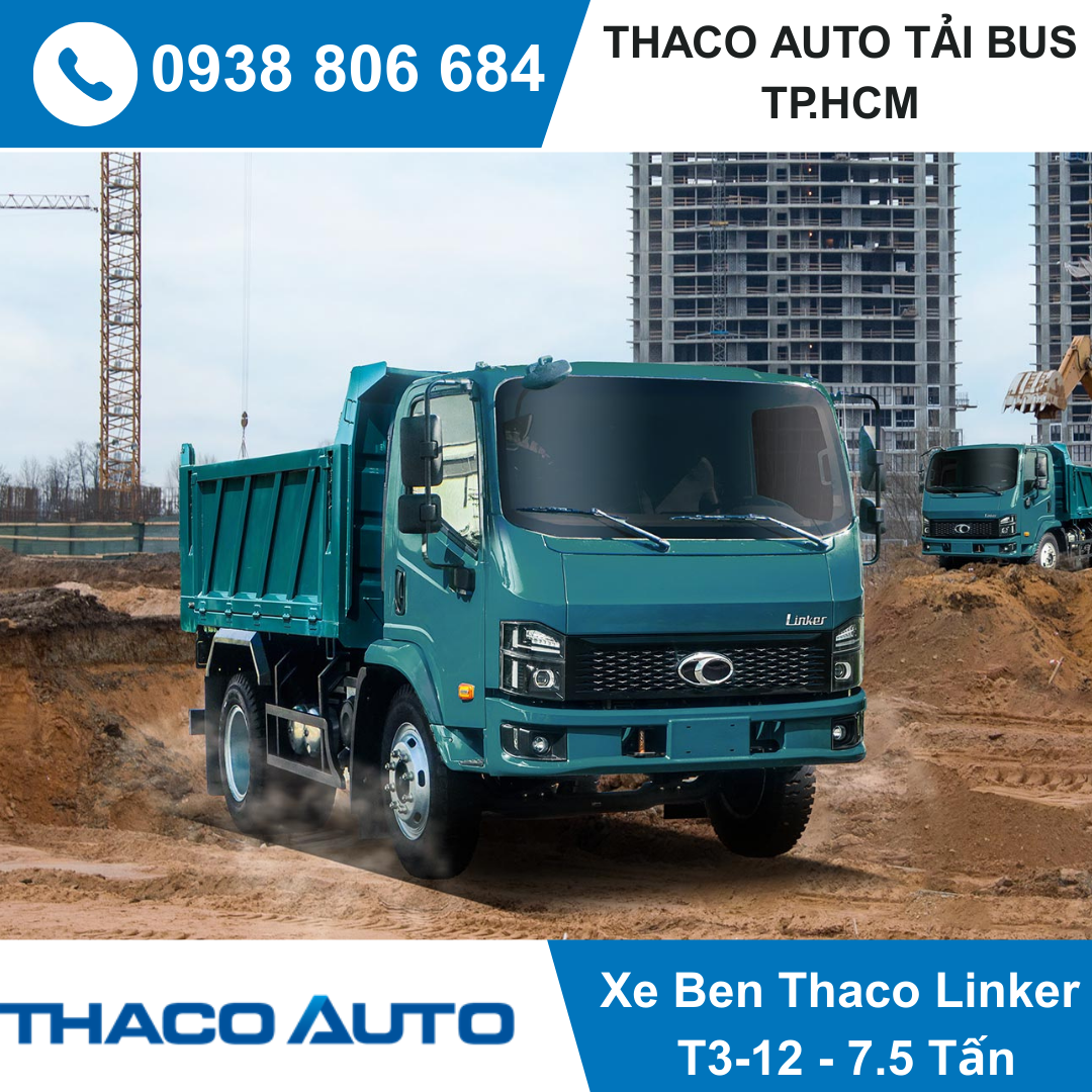  XE BEN THACO LINKER T3-12 | 7.5 TẤN 