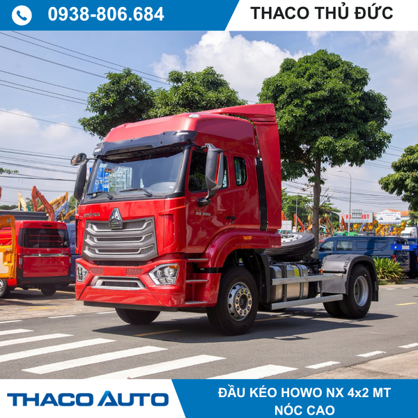  ĐẦU KÉO HOWO NX 4x2 MT NÓC CAO 