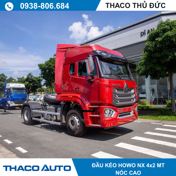  ĐẦU KÉO HOWO NX 4x2 MT NÓC CAO 