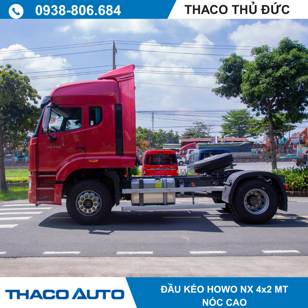  ĐẦU KÉO HOWO NX 4x2 MT NÓC CAO 