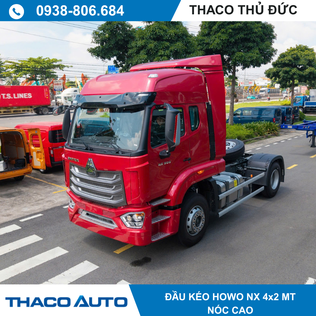  ĐẦU KÉO HOWO NX 4x2 MT NÓC CAO 