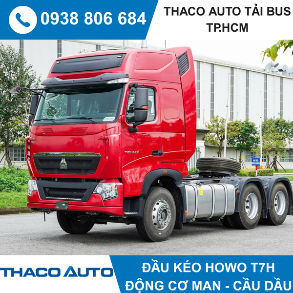 ĐẦU KÉO HOWO SINOTRUK T7H 6x4 | CẦU DẦU 