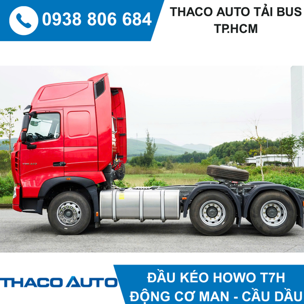  ĐẦU KÉO HOWO SINOTRUK T7H 6x4 | CẦU DẦU 