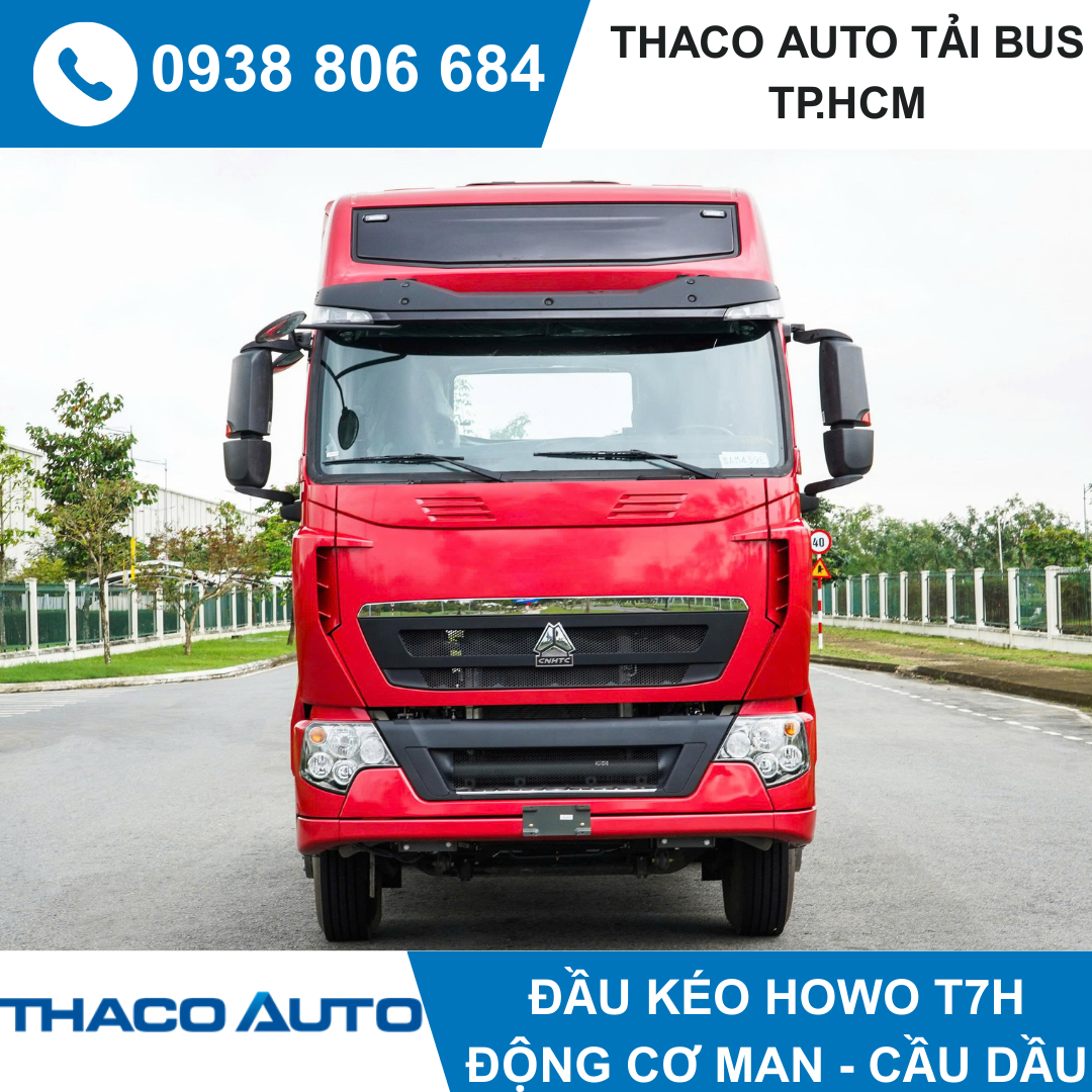 ĐẦU KÉO HOWO SINOTRUK T7H 6x4 | CẦU DẦU 