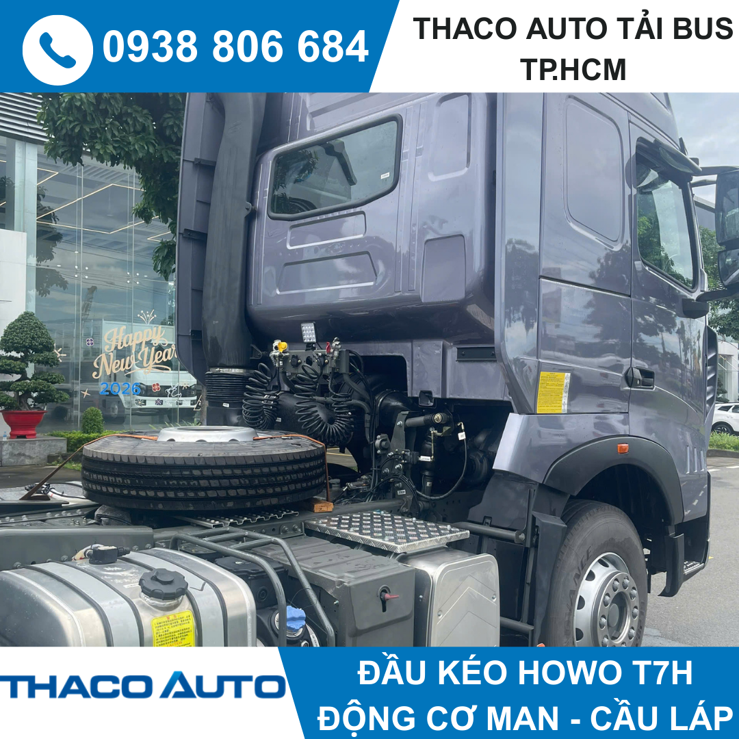  ĐẦU KÉO HOWO SINOTRUK T7H 6x4 | CẦU LÁP 