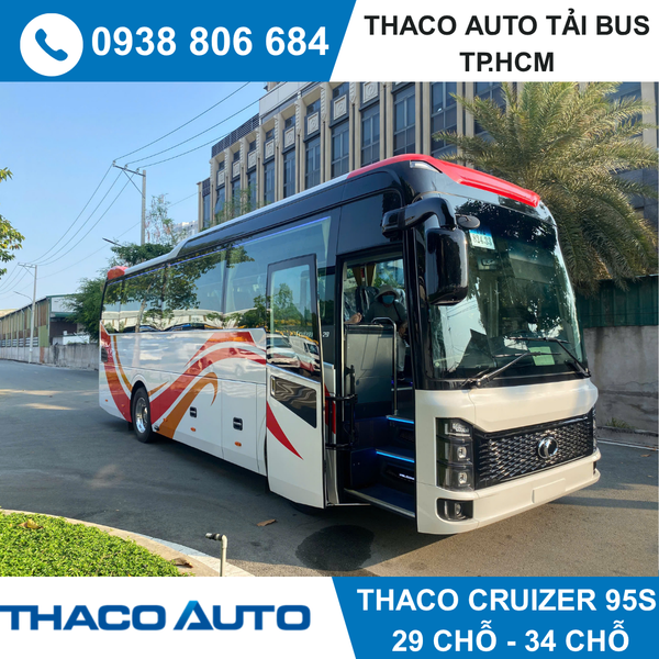  THACO CRUIZER TB95 – Xe khách 29 chỗ cao cấp, tiện nghi, vận hành êm ái 