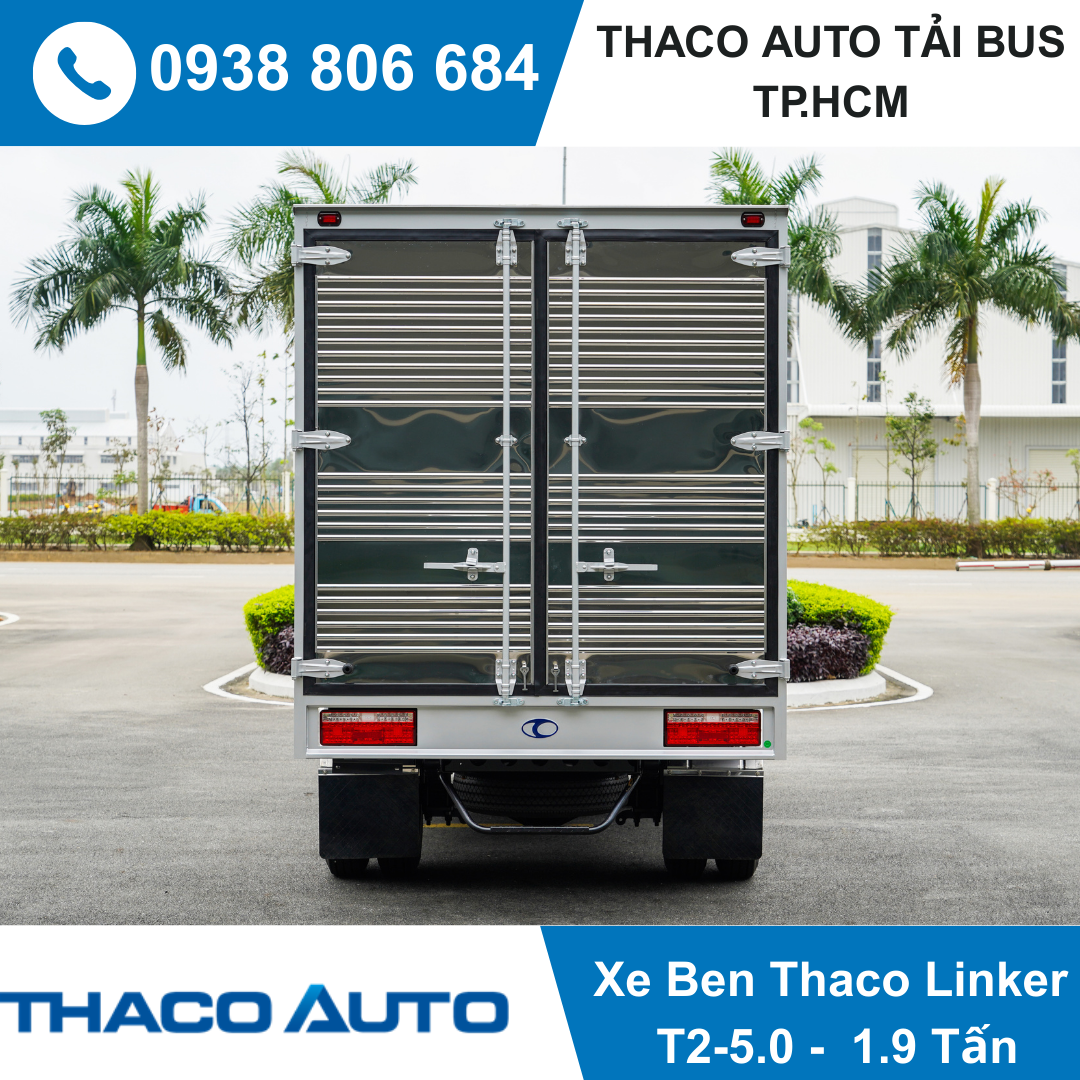  XE TẢI 1.9 TẤN THACO LINKER T2-5.0 - THÙNG KÍN 