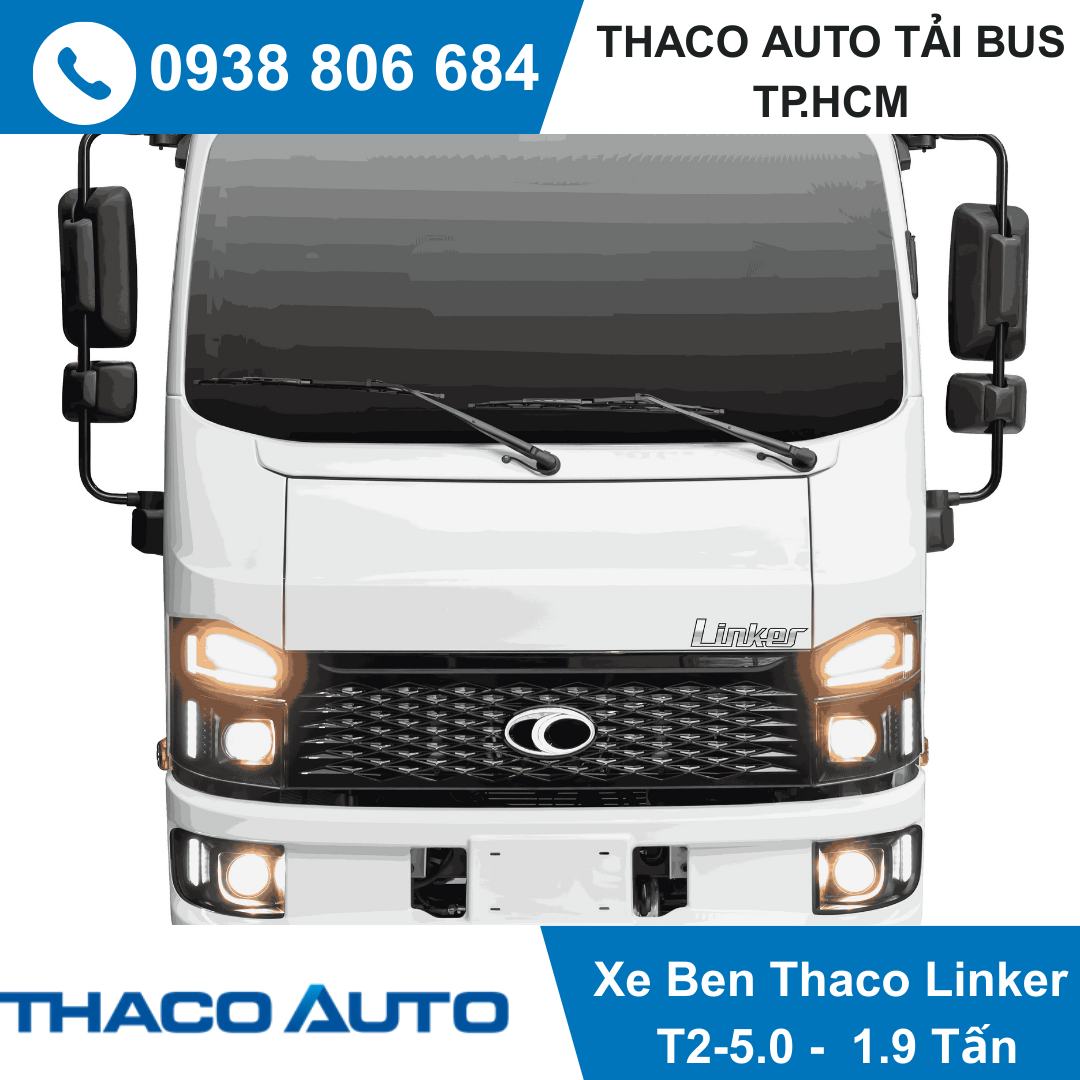  XE TẢI 1.9 TẤN THACO LINKER T2-5.0 - THÙNG KÍN 