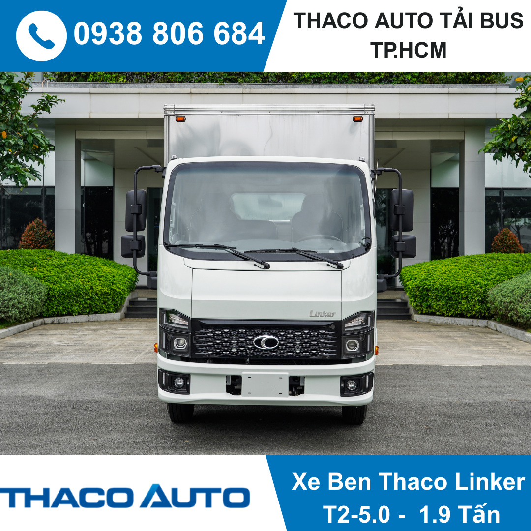  XE TẢI 1.9 TẤN THACO LINKER T2-5.0 - THÙNG KÍN 