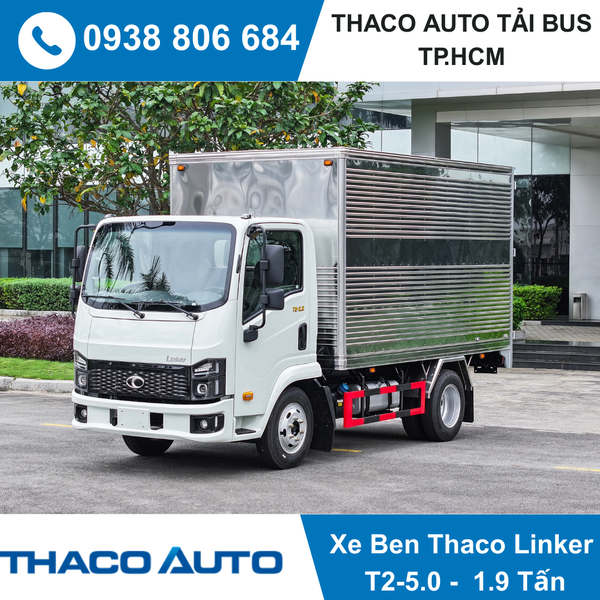  XE TẢI 1.9 TẤN THACO LINKER T2-5.0 - THÙNG KÍN 