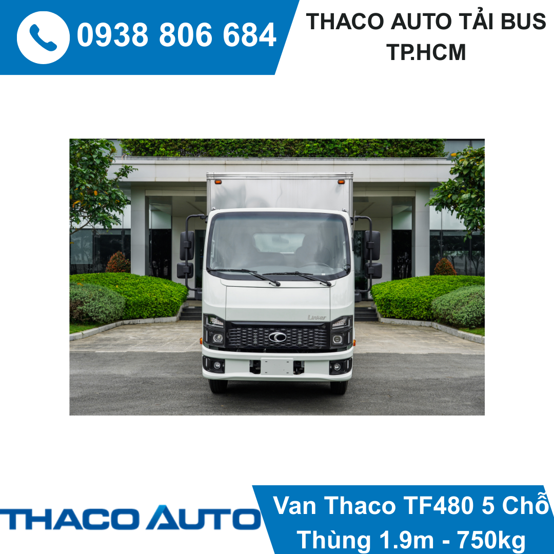  XE TẢI 1.9 TẤN THACO LINKER T2-5.0 - THÙNG KÍN 