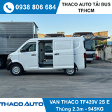  XE TẢI VAN THACO 2 CHỖ | TF420 V 2S E | 945 KG | THÙNG 2,3M 