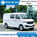  XE TẢI VAN THACO 5 CHỖ | TF450V 5S | 750 KG | THÙNG 1,6M 