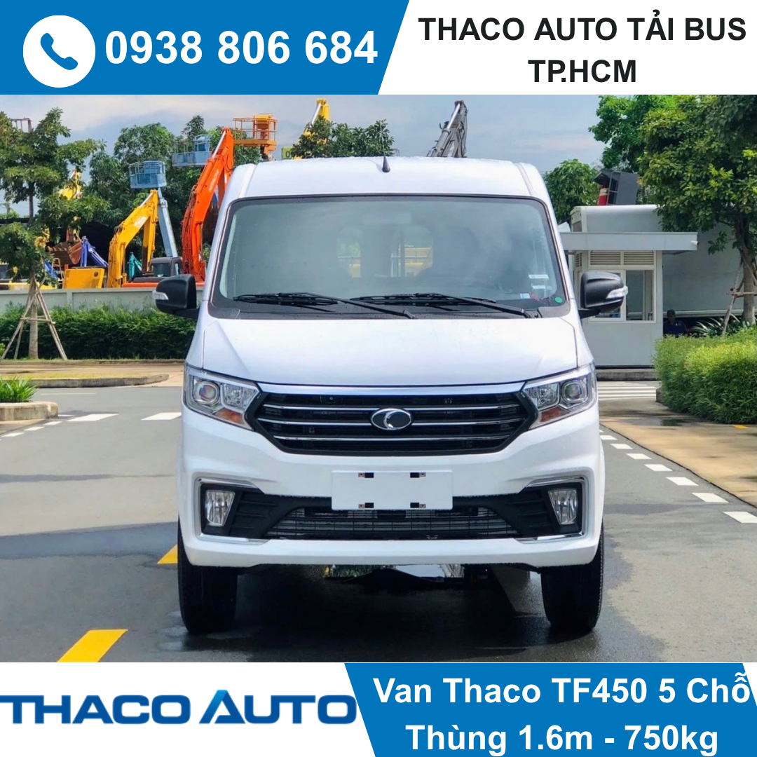  XE TẢI VAN THACO 5 CHỖ | TF450V 5S | 750 KG | THÙNG 1,6M 