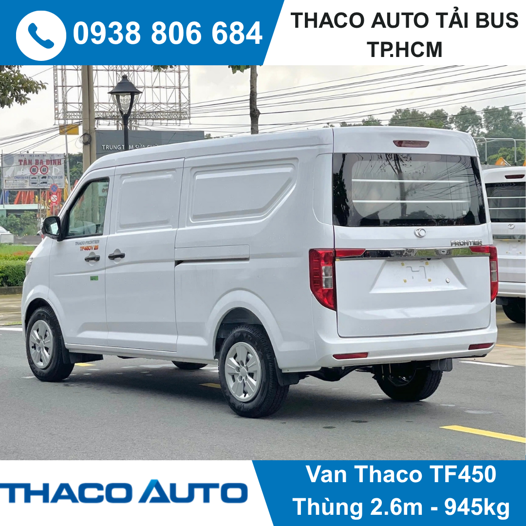  XE TẢI VAN THACO 2 CHỖ | TF450V 2S | AT SỐ TỰ ĐỘNG 