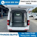  XE TẢI VAN THACO 2 CHỖ | TF450 V 2S | 945 KG | THÙNG 2,6M 