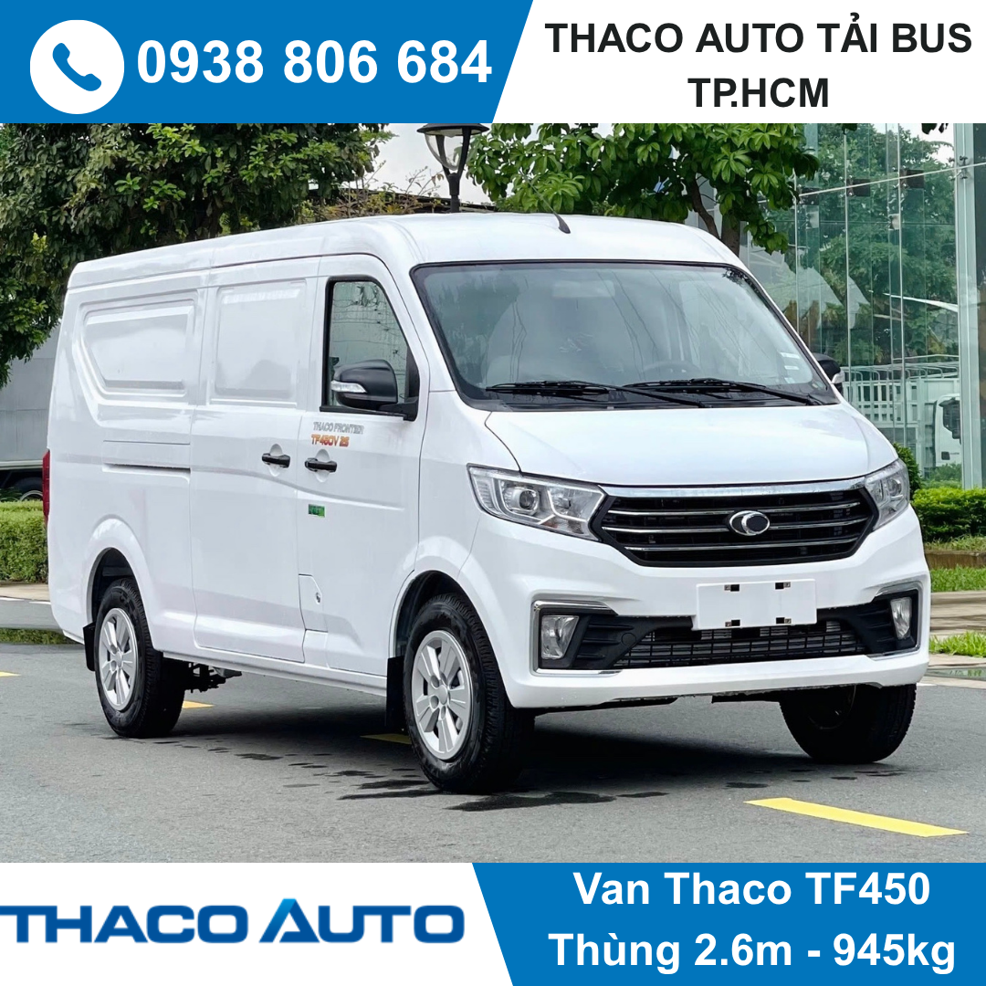  XE TẢI VAN THACO 2 CHỖ | TF450V 2S | AT SỐ TỰ ĐỘNG 