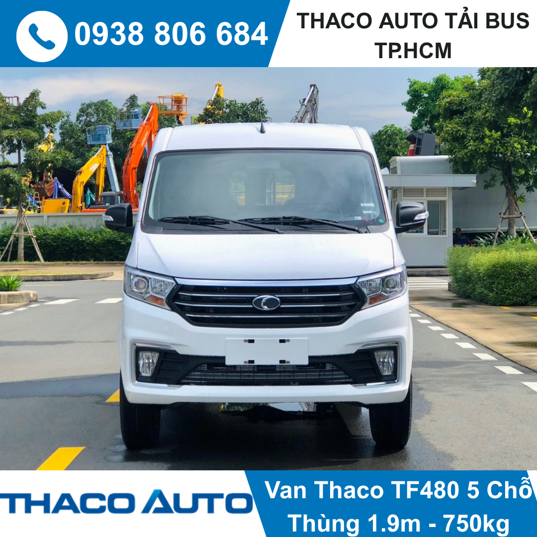  XE TẢI VAN THACO 5 CHỖ SỐ TỰ ĐỘNG (AT) – FRONTIER TF480 5S THÙNG 1M9 