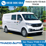  XE TẢI VAN THACO 5 CHỖ SỐ TỰ ĐỘNG (AT) – FRONTIER TF480 5S THÙNG 1M9 
