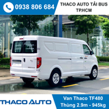  XE TẢI VAN THACO 2 CHỖ | TF480V 2S | 945 KG | THÙNG DÀI 2,9 M 