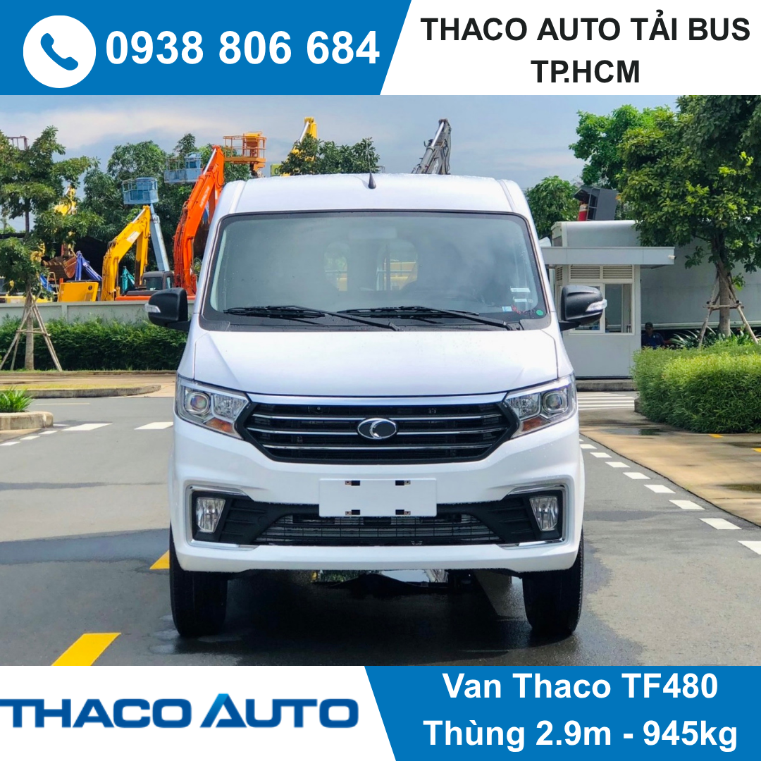  XE TẢI VAN THACO 2 CHỖ | TF480V 2S | AT SỐ TỰ ĐỘNG 