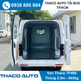  XE TẢI VAN THACO 2 CHỖ | TF480V 2S | 945 KG | THÙNG DÀI 2,9 M 