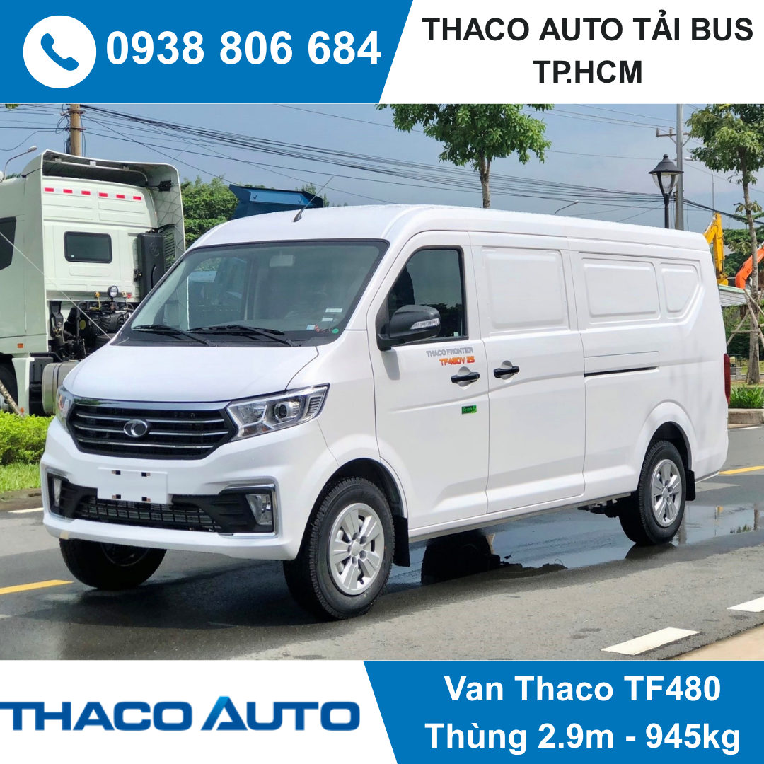  XE TẢI VAN THACO 2 CHỖ | TF480V 2S | AT SỐ TỰ ĐỘNG 