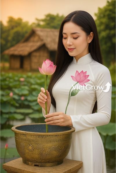  Chậu Nhựa Giả Đồng Song Long Tranh Châu, Đường kính 44cm 